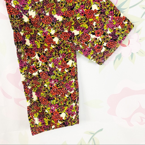 NEW Free People Sun Chaser Floral Skinny Pants - Picture 8 of 16